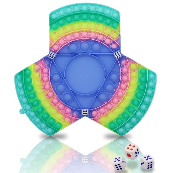 Popit Rainbow Chess Board Popper Easter Fidget Toy - Picture 1 of 5
